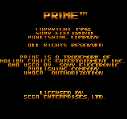 Ultraverse Prime & Microcosm screenshot 3 for Sega CD